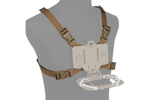 ACEXIER Taktische Weste Brust Rig Militär Handy Navigation Halterung Befestigungsgurt Airsoft Jagd MOLLE Dienstweste