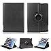 Produktbild COOSA iPad 9.7 case 2017 neue 360 °drehende rundum Schutzhülle für iPad mit Schlaffunktion / Automatische Wecker ipad 9.7 schutzhülle 2017 neuest hülle (Schwarz)
