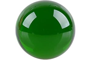 Tubayia 50mm Kristallkugel Glaskugel Fotokugel Fotografie Requisiten Dekoration Geschenk (Grün)