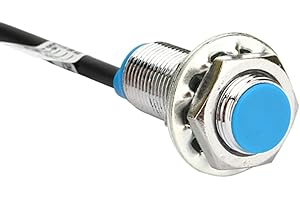LIEBEWH Sensore NPN 10 Mm Interruttore di prossimità 12v Effetto Hall 3 Fili Normalmente Aperto con Magnete 5-24 VDC 6-36 VDC 1,2 M
