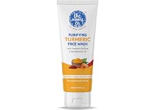 The Moms Co. Purifying Turmeric Face Wash for All Skin Type Men & Women with Kashmiri Saffron & Sandalwood Oil Dermatological