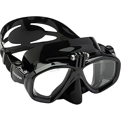 Cressi adultes masque de plongee Action Standard Noir - Noir