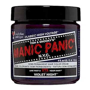 Manic Panic Semi Permanent Colour Cream Hair Colour, Violet Night, 113g