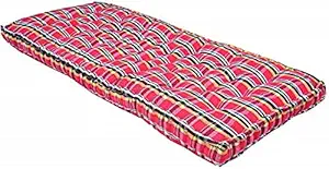 ATOOTFUSION Soft Cotton Box Rectangle Type Multicolour Mattress ( 3 x 6 ft OR 72 x 36 inch)