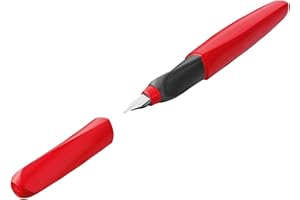 Pelikan 814799, stylo-plume Twist, plume M, Fiery Red