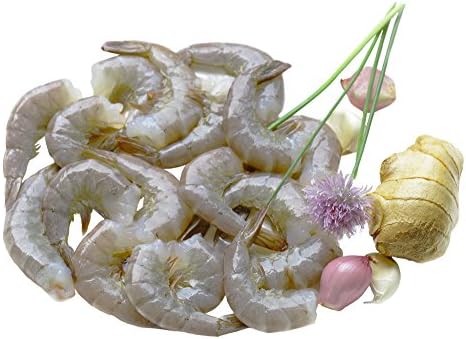 Prawns, Large, Peeled, Uncooked 1kg Frozen Crustacean Seafood