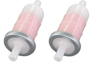 AISEN Lot de 2 filtres à essence 8 mm pour FZR V-MAX VMX-12 Virago FJ Road Star