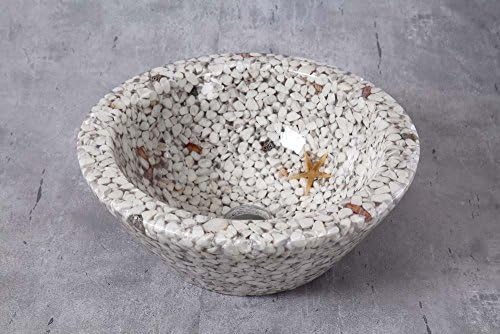 Bagnotti Stonex VASE Sea dolamite resin bathroom countertop vessel sink