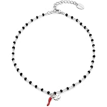Bracciale con ciondolo con pietra portafortuna, regalo per lei