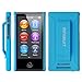 Produktbild MiniSuit Jazz Slim Case - mit Gürtel-Clip und Displayschutz - für iPod Nano 7 - gummiert - Blau
