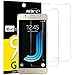 Pack de 2 Verre Trempé Samsung Galaxy J5 2016, NEWC® Film Protection en Verre trempé écran Protecteur vitre ANTI RAYURES SANS BULLES D'AIR Ultra Résistant Dureté 9H Glass pour Galaxy J5 2016