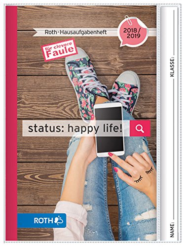 Preisvergleich Produktbild ROTH Hausaufgabenheft Superteens ´Happy Life´, 2018 2019