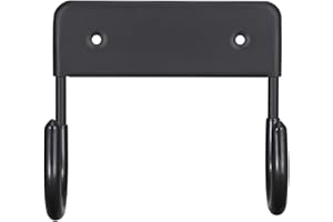 YIPUETERNITY Ironing Board Hanger, Black Ironing Boards Wall Mounted Holder, Iron Board Hook for Y-Leg or T-Leg Ironing Board, Ironing Board Storage Wall Bracket for Hanging