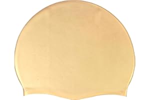 Blue Reef Stretchy Silicone Unisex Women Men One Piece Swimming Hat Swim Cap Plain Unbranded Fluo Dark Pastel Colours One Size Adults 8+ Years Easy Pull On Swim Hat