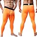 Produktbild Pants Herren,Binggong Herren Baselayer Unterwäsche Warm hochwertiger Cotton Legging Pants Thermohose Yoga Slim pants Trainingsanzug Super bequem Stretch Unterhosen (Orange, S)