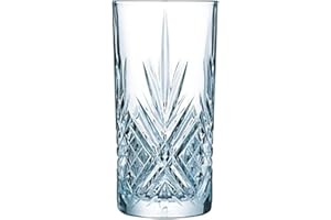 Arcoroc Vasos Altos Vidrio, 38 cl, 6 unidades, Transparente
