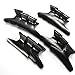 KINGSO 12 Black Hairdressing hairdressers Butterfly Hair Claw Salon Section Clip Clasps Clamps Barrettes