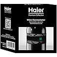 Haier - Stainless Steel Wine Thermometer - Quick and Accurate Reading of Temperature in 30 Seconds, No Battery, Easy to Use to Serve Wine Optimally, Temperature Display