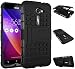 Produktbild Rüstung Serie Schutzhülle Asus Zenfone 2 ZE551ML Case,[Schwarz] Asus Zenfone 2 ZE551ML Cover,Asus Zenfone 2 ZE551ML Hülle,Outdoor Tasche Rugged Armor ISENPENK Muster Schutz Handy Hülle Mit Ständer