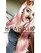 Produktbild heahair hochwertigem Pastell Rosa Gerade handgeknüpften Synthetische Lace Front Perücke für Halloween