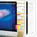 Produktbild Lora & Katze Multifunktions Memoboard Schiefer Computer transparent Panel Kalender Notiztafel Organizer Fächer-Büro Haus 30 cm × 8 × 2 cm farblos Droite
