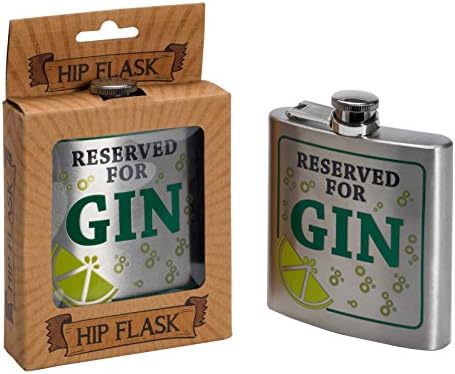 Reserved For Gin Hip Flask
