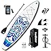 Produktbild BQT Stand up Paddling Board kit Aufblasbare Boards SUP luftpumpe mit Manometer, Verstellbarer Paddel/großer robuster Rucksack, 6 Zoll dick, Sprint-Modell Race-Modellbausatz,Größe 320 * 84 * 15cm