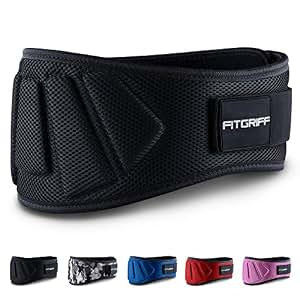 Fitgriff® - Ceinture De Force En Cuir Véritable Pour Musculation - Squat, Soulevé De Terre, Haltérophilie - Homme & Femme