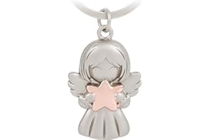 GZXYA Porte-clés Ange Gardien Étoile Pendentif Porte-Bonheur pour Examens ou Voiture Suspendue pour Femmes Petite Amie Collègues