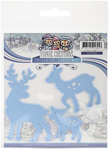 Yvonne Creations Die Colourful Christmas-Reindeer