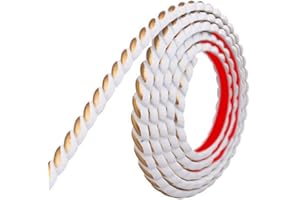 Ebrima Selbstklebende Zierleisten Tapetenrand Zierleisten Selbstklebend Zierleisten Sparpaket wasserdichte Zierleiste 16 Füße für Türen, Spiegel, Kanten, Fliesenrand, Wandecke, Fußleiste