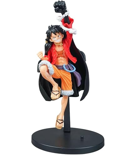 Action Figure One Piece Luffy Gear5 7 Cm | Banpresto Senkozekkei, PVC Ufficiale Con Base, Collezionismo