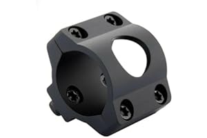SanCiYu Support d'anneau de Lampe de Poche décalé Mlok de 25.4mm, Support de Montage de Lampe de Poche en Alliage d'aluminium pour la Chasse de tir de Garde-Main MLOK