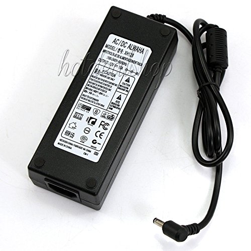 Neverland 12V 10A 120W Trafo Netzteil AC Adapter Netzgerät 5.5*2.5mm für 5050 3528 SMD RGB LED Strip Streifen LED Bildschirm Notebook Laptop Lichtschläuche CCTV