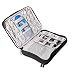Produktbild Hotchy Elektronische Tasche, Doppelte Schichte Kabel Organizer Tasche Universal Elektronik Organizer Reise für Kabel, Maus, Ladegerät, USB Sticks,SD Karten, Smartphone, Tablet bis zu 10.5 Zoll