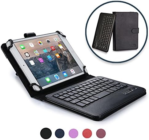 Xiaomi Mi Pad 7.9 keyboard case, COOPER INFINITE EXECUTIVE 2-in-1 Wireless Bluetooth Keyboard Magnetic Leather Travel Cases Cover Holder Folio Portfolio + Stand Mi Pad 7.9 (Black)