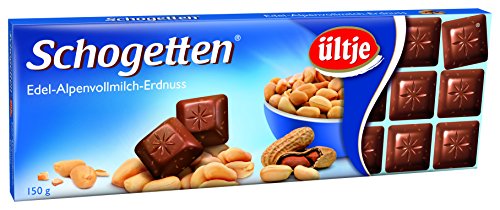 Preisvergleich Produktbild Schogetten + ültje Edel-Alpenvollmilch-Erdnuss (3 x 150g)
