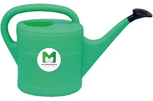 MyOwnGarden Plastic Watering Can 5L Oval Shape for Gardening Sprayer, Sprinkler for Indoor and Outdoor Plants and Seed Germin