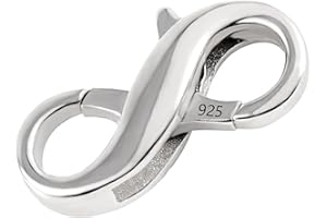 KMANGMAN 1pcs Kettenverschluss Silber 925,S925 Halskette Verschluss,Schmuck Karabiner,Armband Verschluss,Connecting Clasp S925,Verschlüsse für Armbänder,Karabinerverschluss,Lobster Clasp,Ketten Verschlüsse