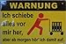 Produktbild Warnschilder mit Sprüchen (Ich schiebe alles vor mir her-aber ab Morgen hör ich damit auf)