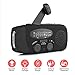 Price comparison product image AOZBZ Solar Emergency Radio, Hand Crank Self Powered AM FM NOAA Radio, Multifunctional Dynamo Weather Radio with 3-LED Flashlight and Power Bank