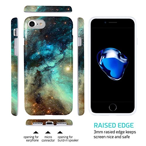 Funda iPhone 8 iPhone 7  ZUSLAB Bonita M  rmol Efecto Dibujo Silicona Suave Antigolpes Tapa Trasera Case Cover Cascara Protectora  M  rmol Blanco 