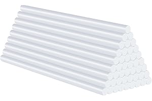 NVIYAM 45 Pezzi Colla a Caldo Ø 11 x 190 mm,Colla a Caldo Ricariche Trasparente, Stick di Colla ad Asciugatura Rapida, per la Maggior Parte delle Pistole Adesive, Bastoncini di Colla per Fai da te