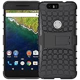 Chevron Tough Hybrid Armor Back Cover Case with Kickstand for Huawei Nexus 6P (Black) RS.149 (88.00% Off) - Amazon