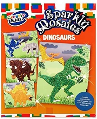 Cre8tiv Kidz Sparkly Mosaics for Boys, Dinosaurs