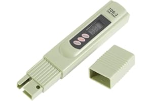 Gasea LCD TDS-3 Mètre pour Qualité de l'eau Potable Testeur Numérique Température PPM Test Mesureur Pen Analyseur pour Mesurer l'eau Potable,Culture Hydroponique, Aquarium, Piscine et Spa
