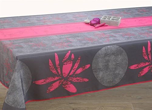 Tablecloth Washable Are Odour Lotus/Oval Fuchsia cm