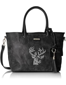 Lady Edelweiss Damen Trachtentasche Umhängetasche, 14 x 25 x 40 cm