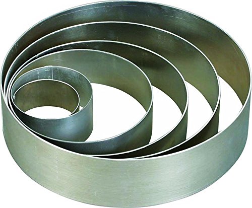 APS Dessert und Tortenring, Durchmesser 20 cm, Höhe 6 cm, Reinaluminium nahtgeschweißt