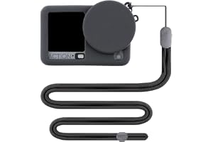 MAXCAM Silikonskal för DJI Osmo Action 6, stötsäkert halsrem